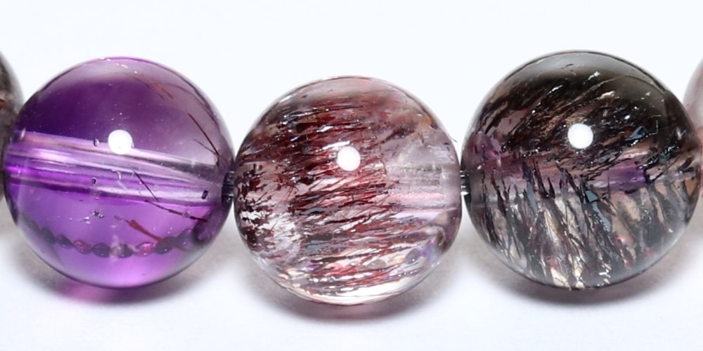 トップクォリティ]ミックススーパーセブンブレスレット（約8mm玉