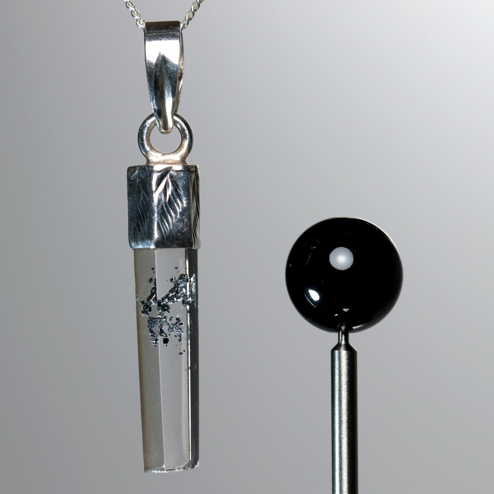 スティブナイトインクォーツペンダントトップ（シルバー925） - 埼玉県