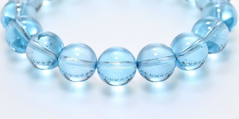 極上品質！特別価格/高品質++]スイスブルートパーズブレスレット（約