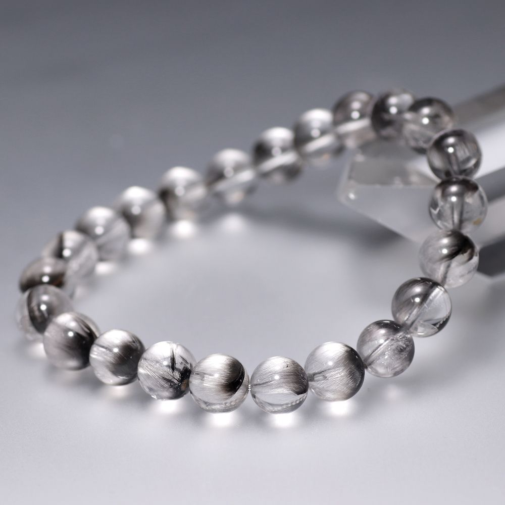 高品質]プラチナルチルクォーツブレスレット（約8.5mm玉） - 埼玉県