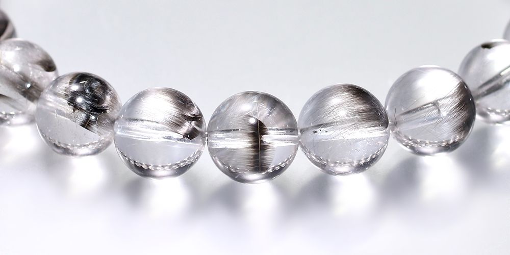 高品質+]プラチナルチルクォーツブレスレット（約9mm玉） - 埼玉県吉川