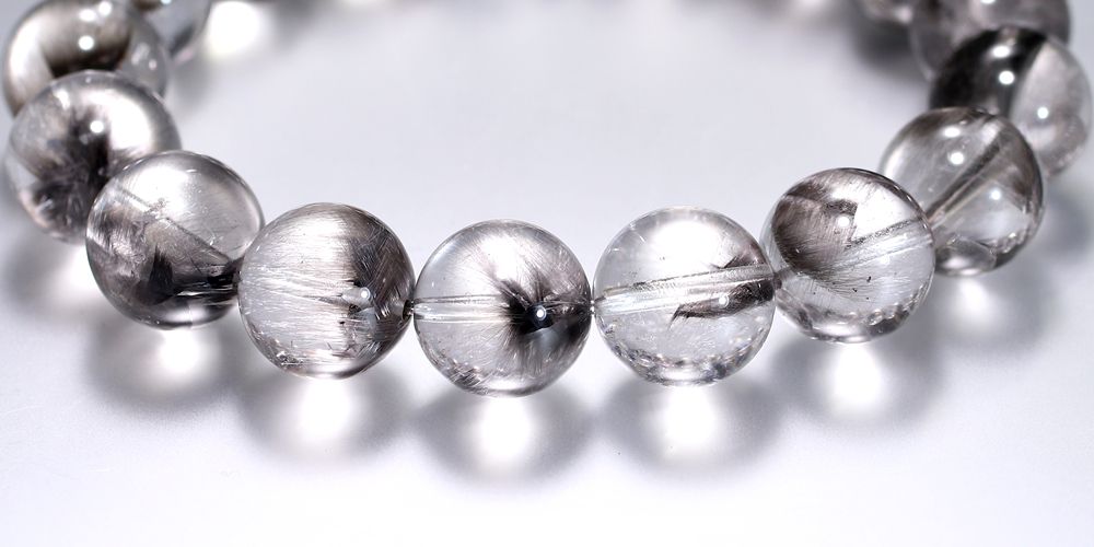 高品質+]プラチナルチルクォーツブレスレット（約13.5mm玉） - 埼玉県