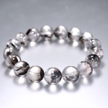 高品質+]プラチナルチルクォーツブレスレット（約13.5mm玉） - 埼玉県