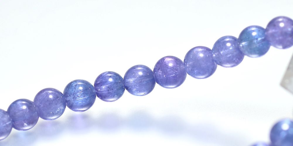 高品質++]タンザナイトブレスレット（約6.5mm玉） - 埼玉県吉川市の