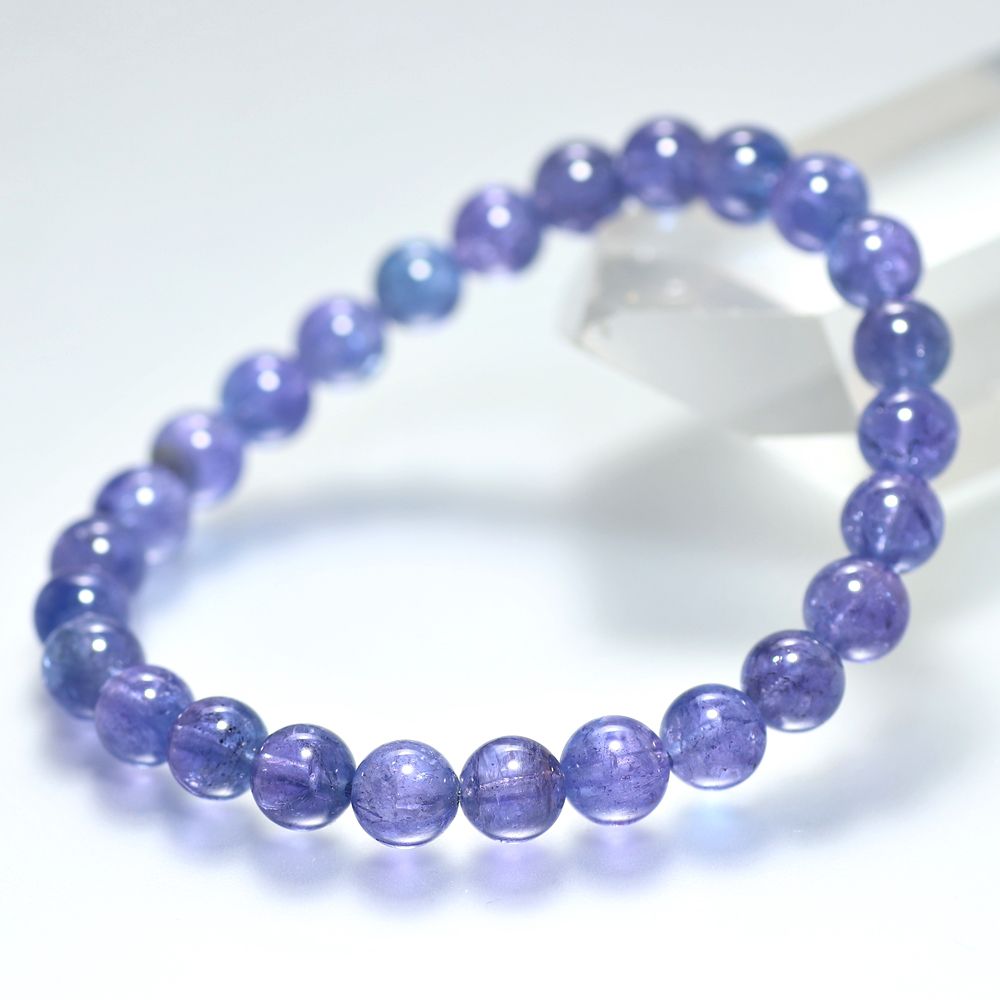 高品質++]タンザナイトブレスレット（約6.5mm玉） - 埼玉県吉川市の