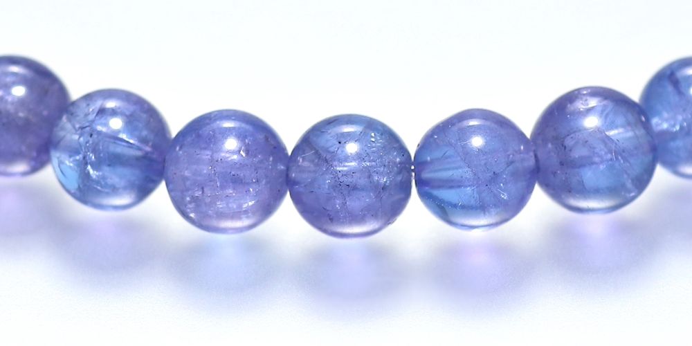 高品質++]タンザナイトブレスレット（約7mm玉） - 埼玉県吉川市の