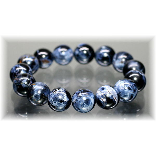 最高品質]ブルーピーターサイトブレスレット（約13.5mm玉） - 埼玉県
