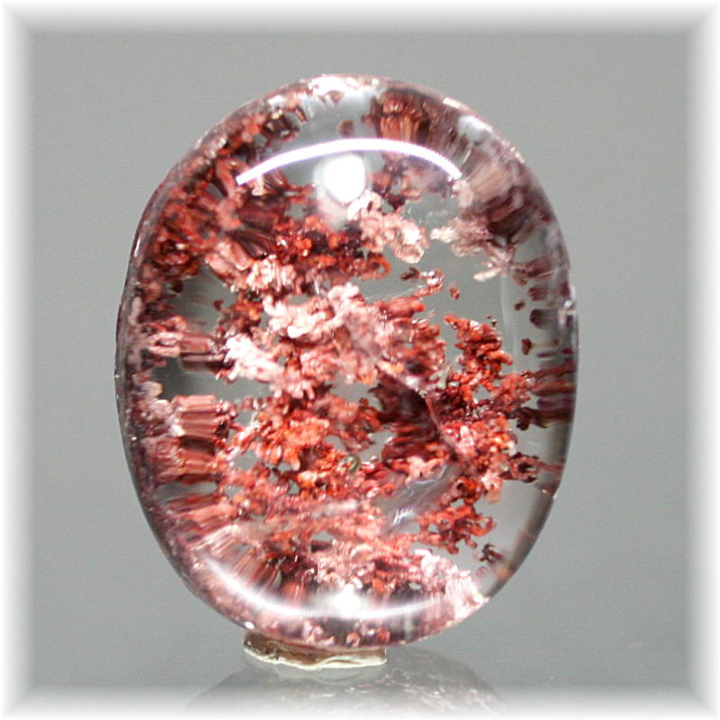 高品質]レッド＆ホワイトピンクバイカラーガーデンクォーツルース