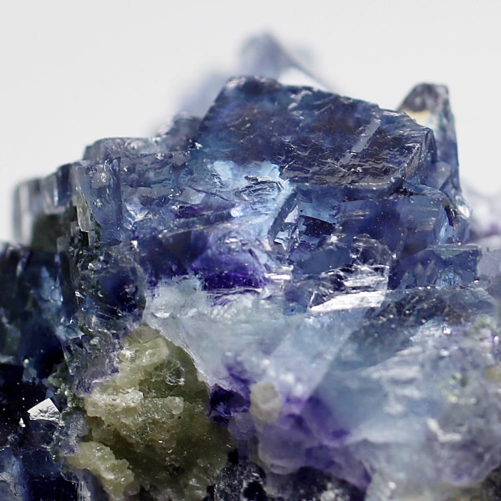 中国/湖南省]瑶崗仙鉱山(ヤオガンシャン)産フローライト結晶原石（天然