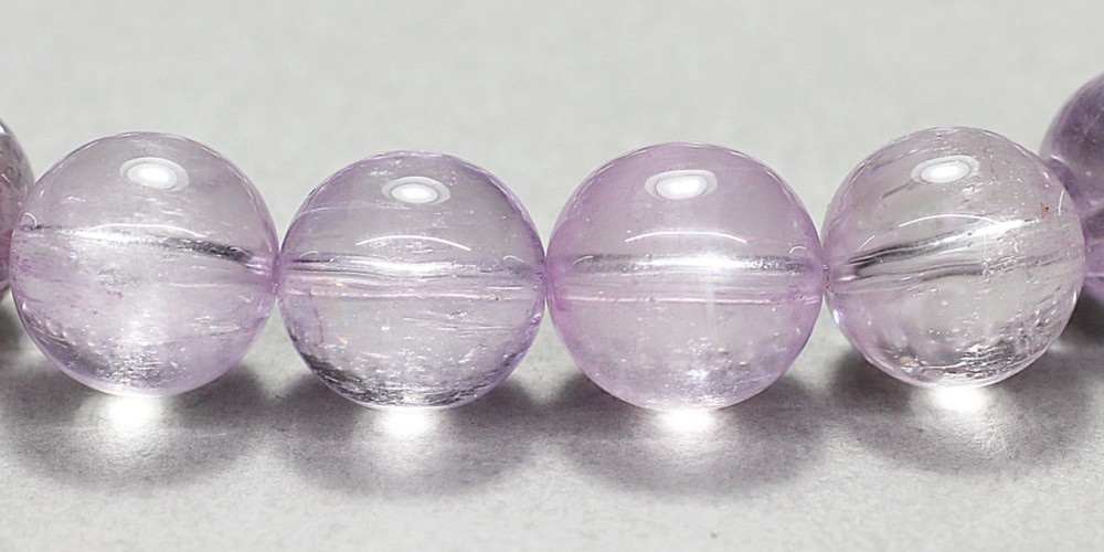 高品質++]クンツァイトブレスレット（約10.5mm玉） - 埼玉県吉川市の