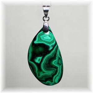 マラカイトペンダントトップ（シルバー925） - 埼玉県吉川市の天然石