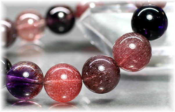 最高品質]ミックススーパーセブンブレスレット（約14.5mm玉） - 埼玉県