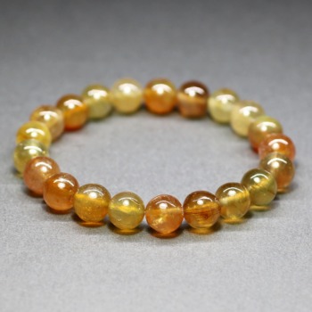 トップクォリティ]イエローサファイアブレスレット （約8mm玉