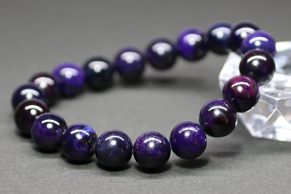 高品質+]スギライトブレスレット（約11mm玉） - 埼玉県吉川市の天然石