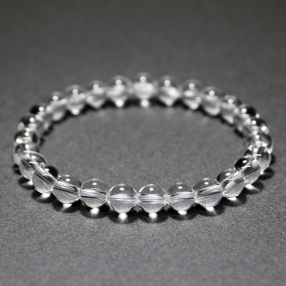 最高品質] ペタライトブレスレット（約7mm玉・鑑別書付） - 埼玉県吉川