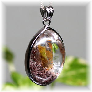 ガーデンクォーツインクォーツSVペンダント（ガーデン水晶） - 埼玉県