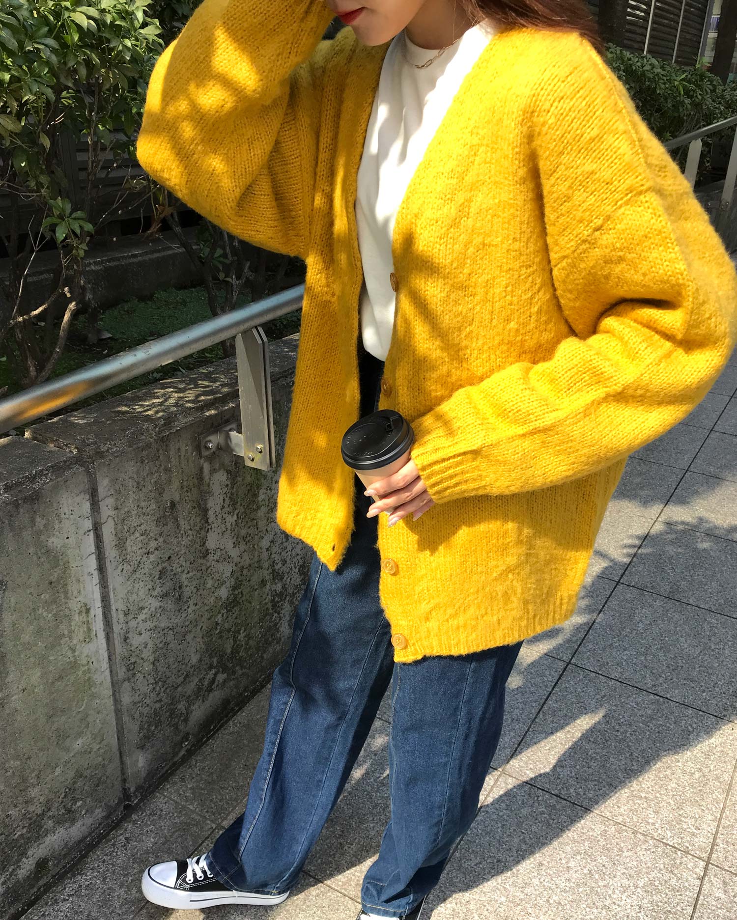 モヘアタッチVネックカーディガン｜INGNI(イング) 公式通販｜INGNI STORE