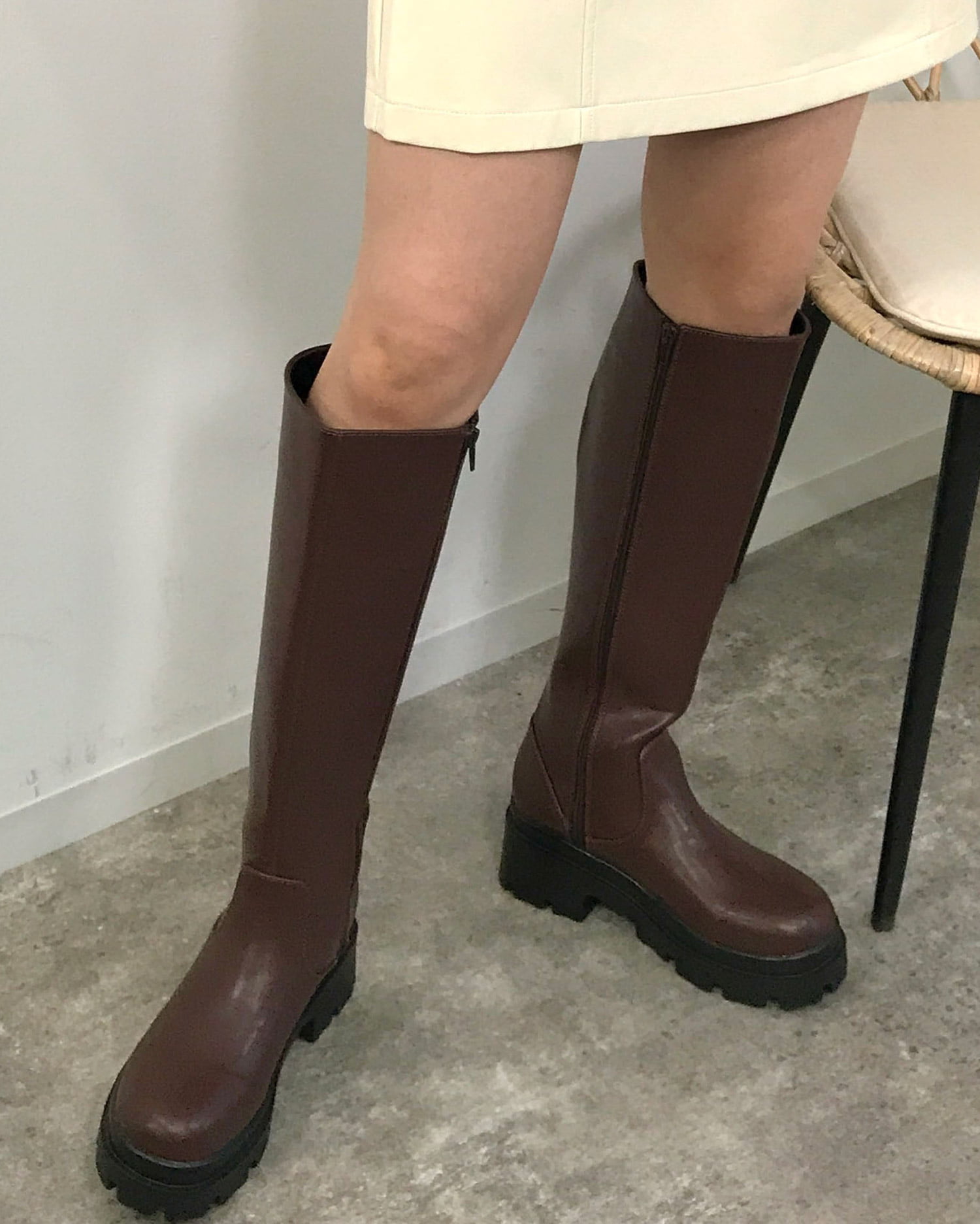 プラットフォームソールロングブーツ｜INGNI(イング) 公式通販｜INGNI