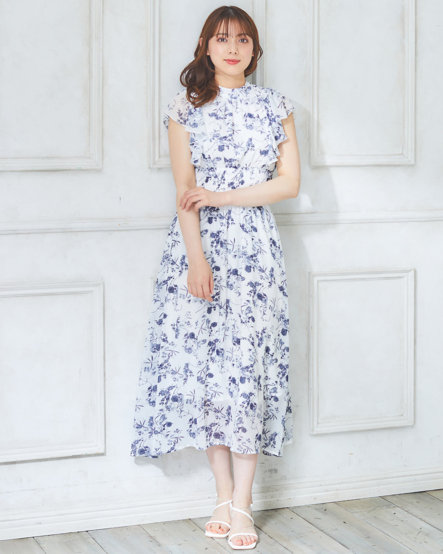 花柄フリルノースリ／ワンピース｜INGNI(イング) 公式通販｜INGNI STORE