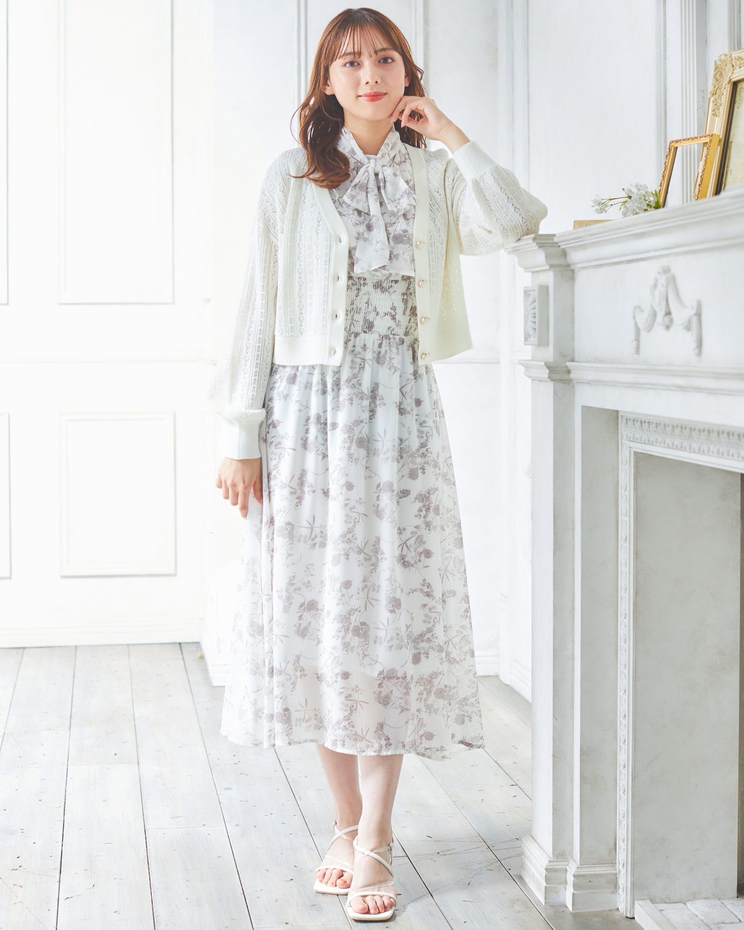 花柄フリルノースリ／ワンピース｜INGNI(イング) 公式通販｜INGNI STORE