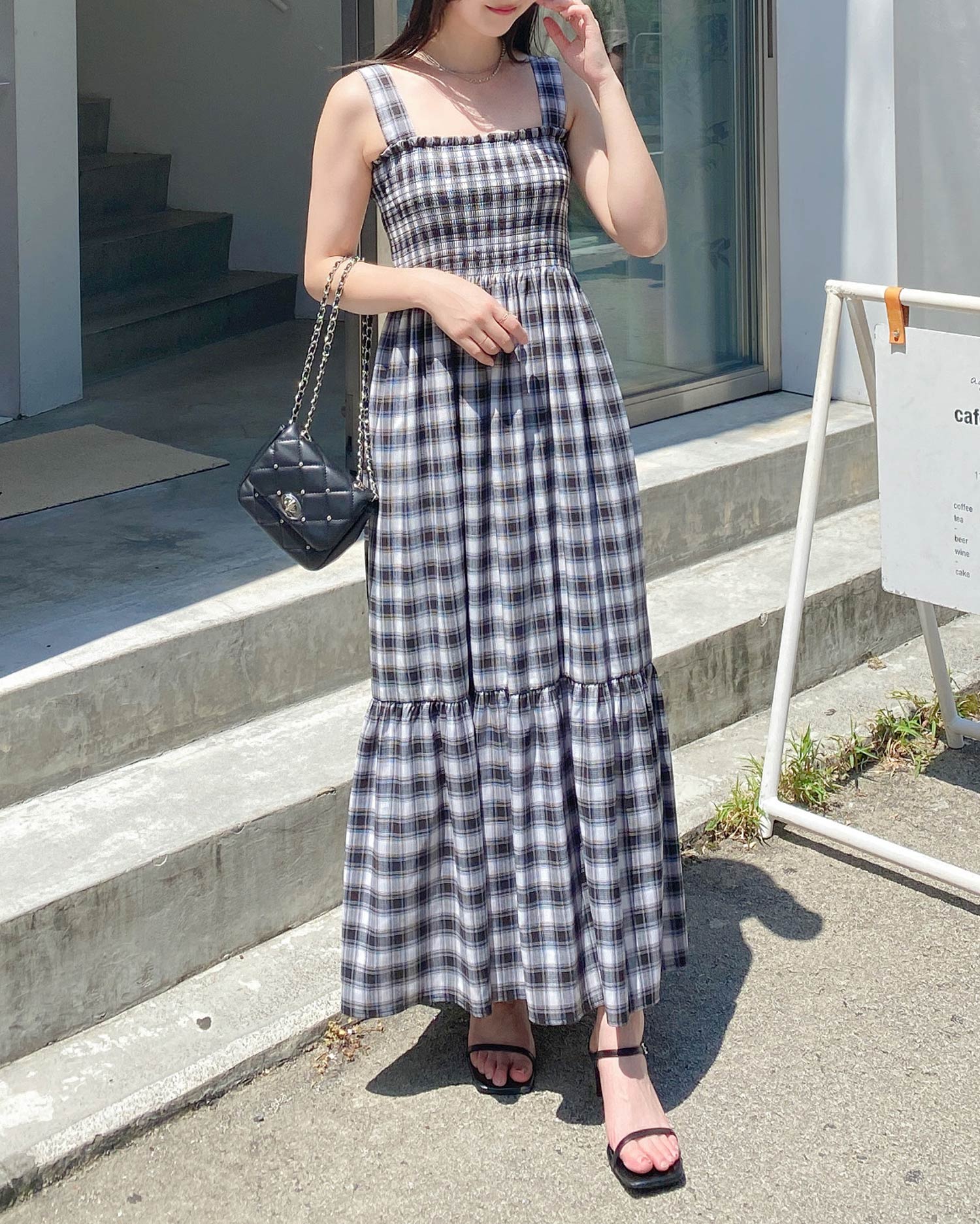 チェック柄シャーリングワンピース｜INGNI(イング) 公式通販｜INGNI STORE