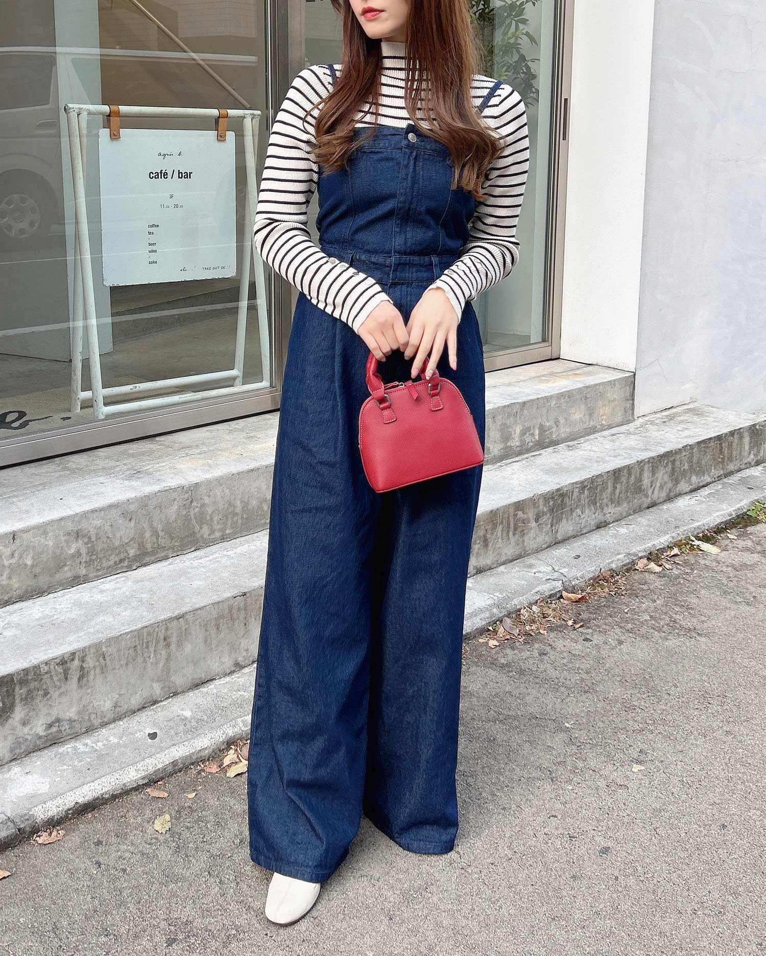 3／11 2時までの限定価格】【S～Mサイズ】デニムサロペット｜INGNI