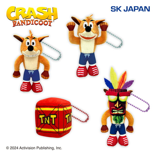 クラッシュ・バンディクー』主人公・クラッシュがぬいぐるみに！爆弾箱