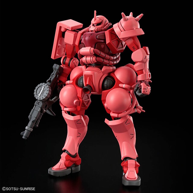 新作ガンプラ「HG シャア専用ザク(GQ)」の新たな商品画像お披露目