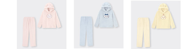 ちいかわ』×「GU」コラボ第2弾が12月26日から発売開始！なかよし3人組