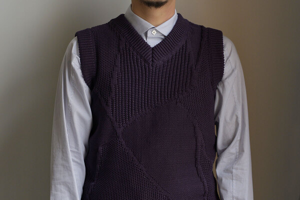 Omar Afridi オマール アフリディ / PANELLED VEST | INSIDE MY GLASS