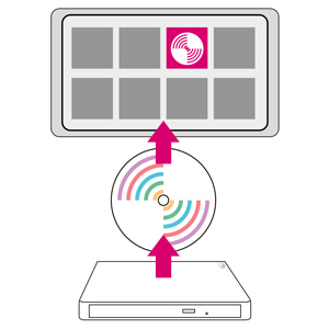 CDレコ6（CD-6Wシリーズ） | スマートフォン用CDレコーダー | アイ