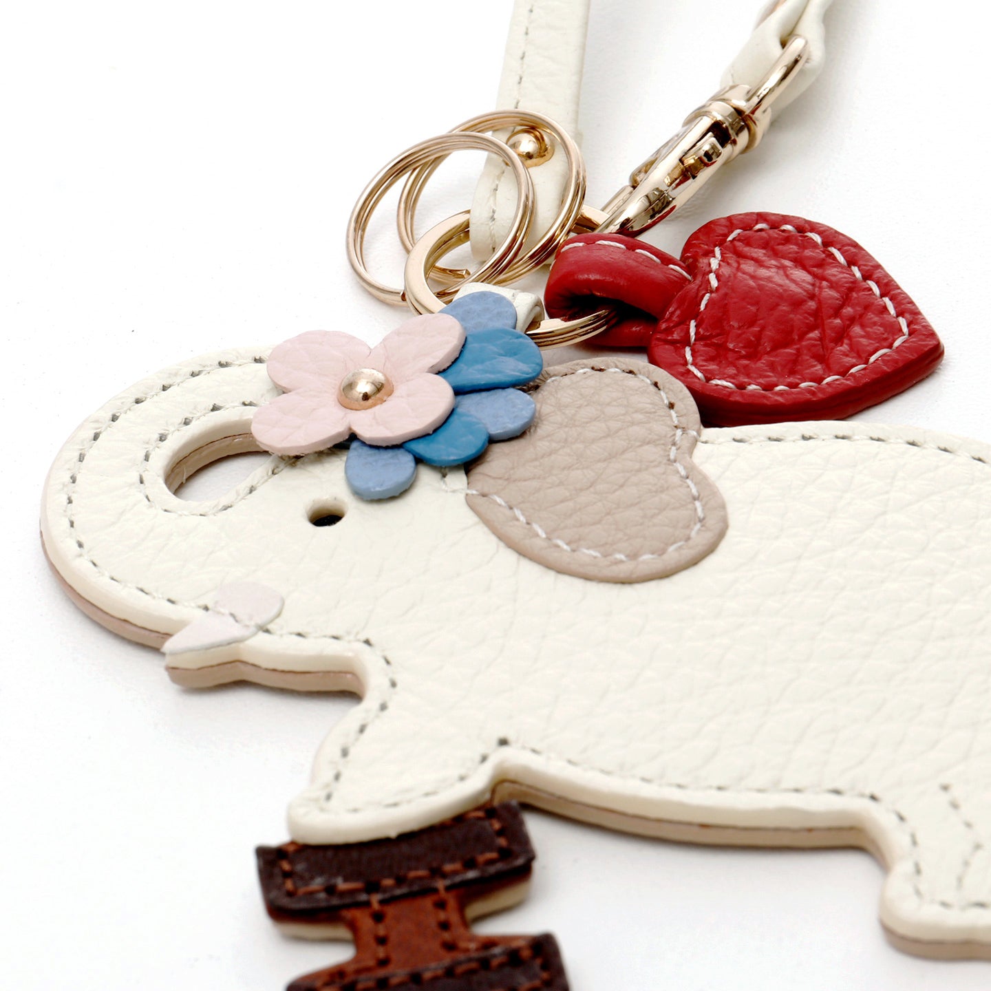 アニマーダ 牛革 チャーム(ゾウ) – イビサ オンラインショップ