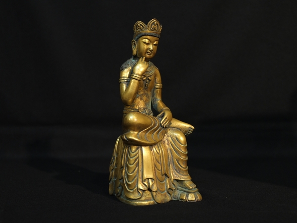 金銅弥勒菩薩半跏思惟像 三国時代 :: ichian