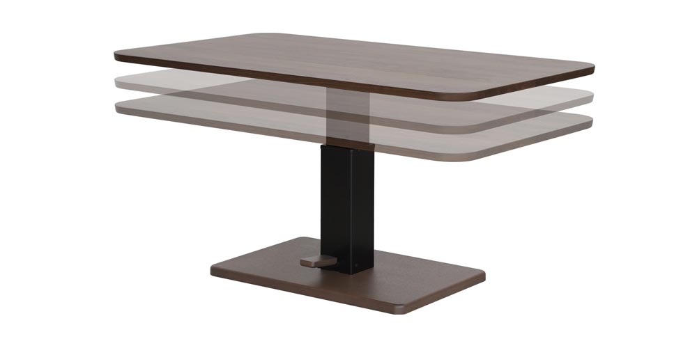 昇降式テーブル「OCLF 120」幅120x高さ54.5〜71cm 天板全8色 | 【公式