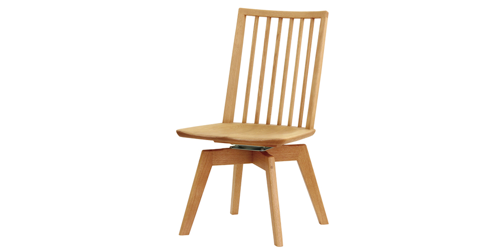 浜本工芸 ダイニングチェア「DC-3950・3953・3954・3958-MR」回転