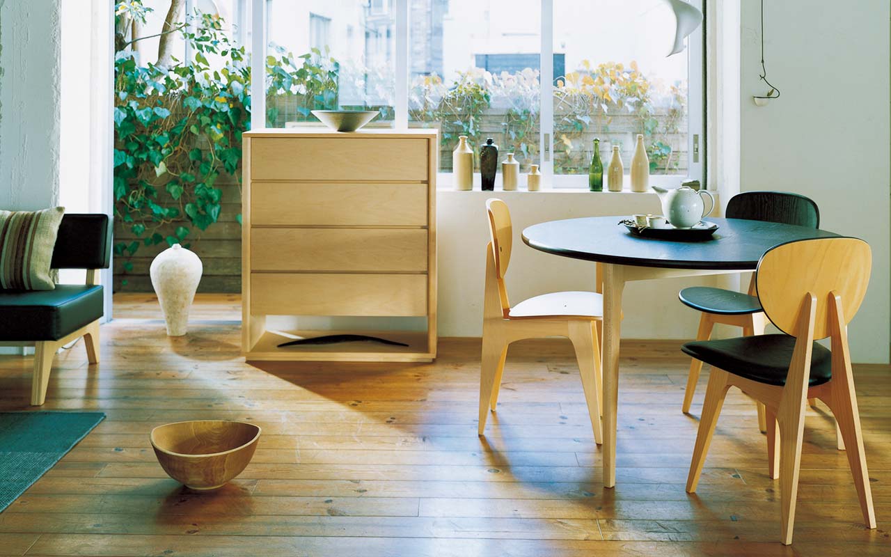 受注生産品】 DINING CHAIR Black｜リビング・ダイニングチェア｜IDEE