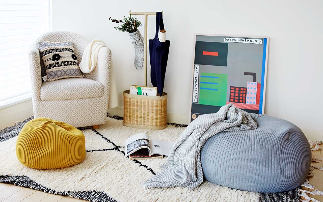 MINI PUUF Mustard｜1人掛け｜IDEE SHOP Online