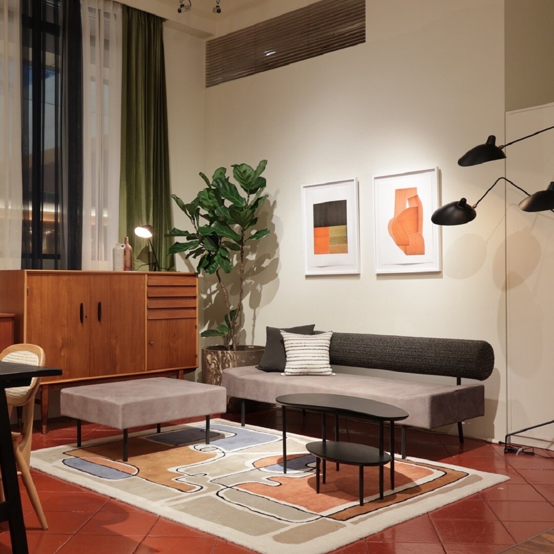 在庫品】DIVANCO OTTOMAN Light gray｜オットマン｜IDEE SHOP Online