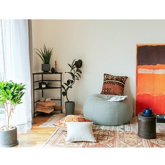 在庫限り】 PUUF Navy｜1人掛け｜IDEE SHOP Online