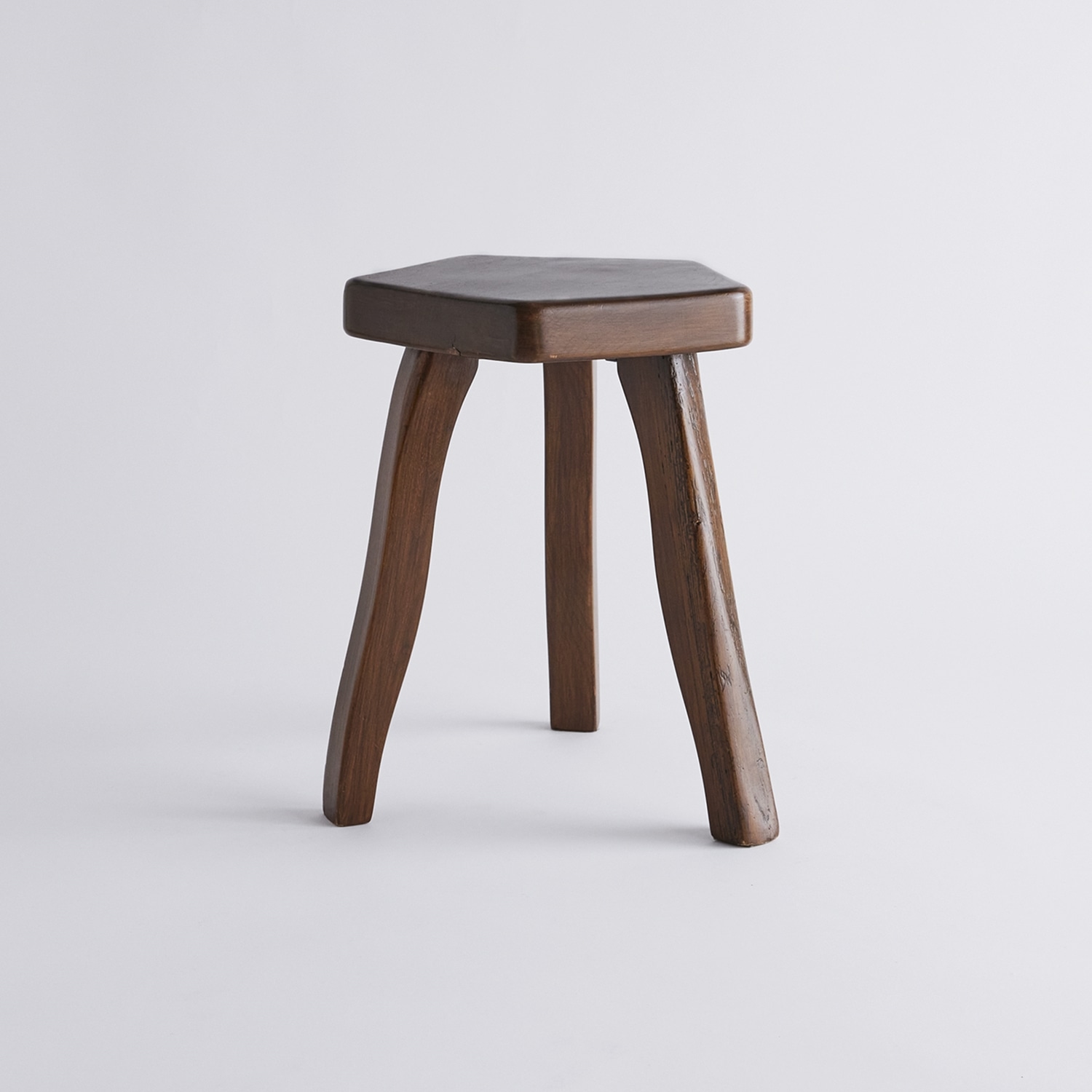 Auction #02】Vintage Wood Stool｜EXHIBIT WORKS｜IDEE SHOP Online