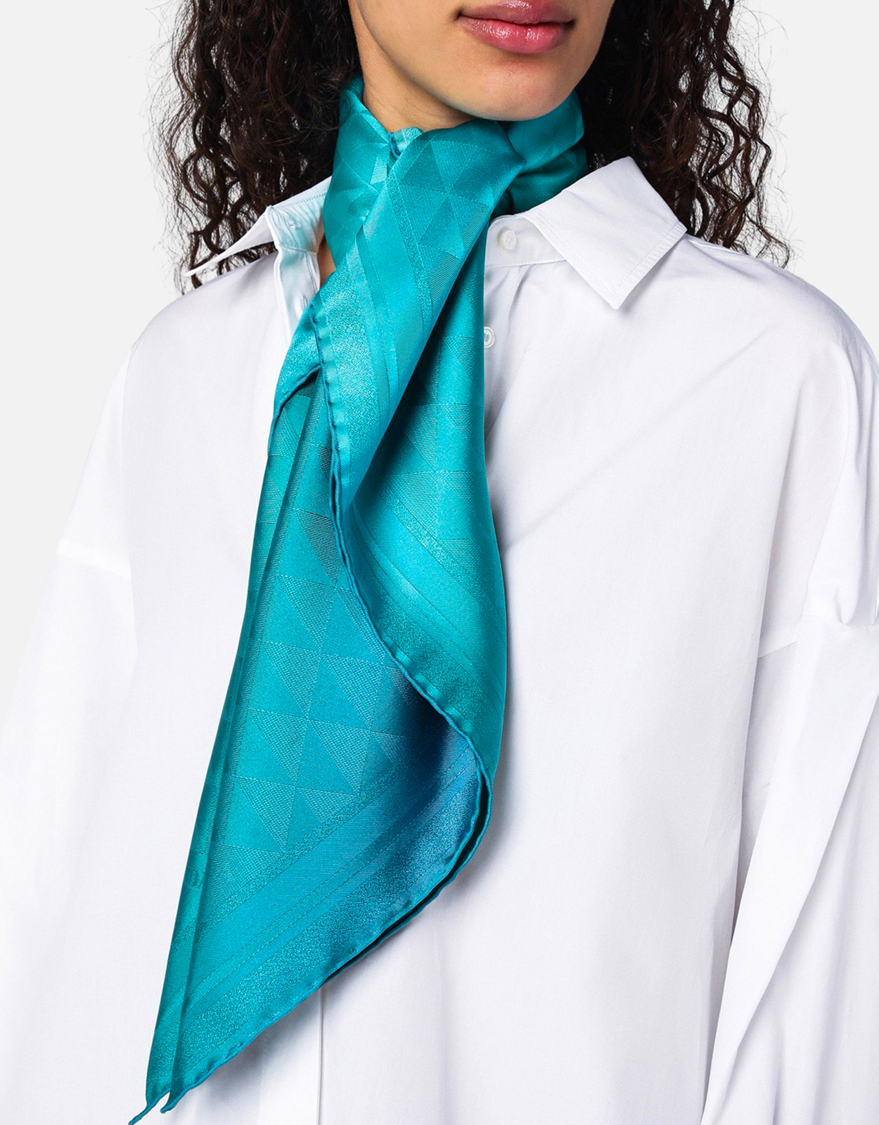 Prada プリントシルクツイルスカーフ (スカーフ) IFCHIC.COM