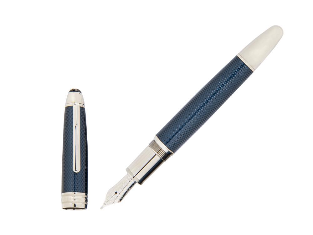 Montblanc Meisterstück Solitaire Blue Hour LeGrand Fountain Pen
