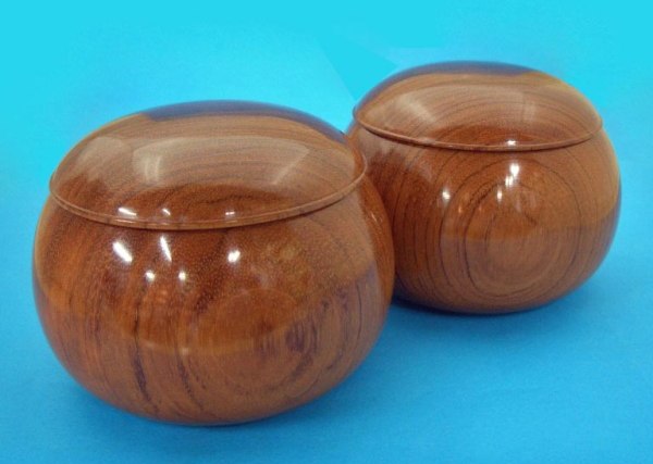 手作木製碁笥 花林(かりん)極上大33号 碁盤、碁石、囲碁セット、碁笥