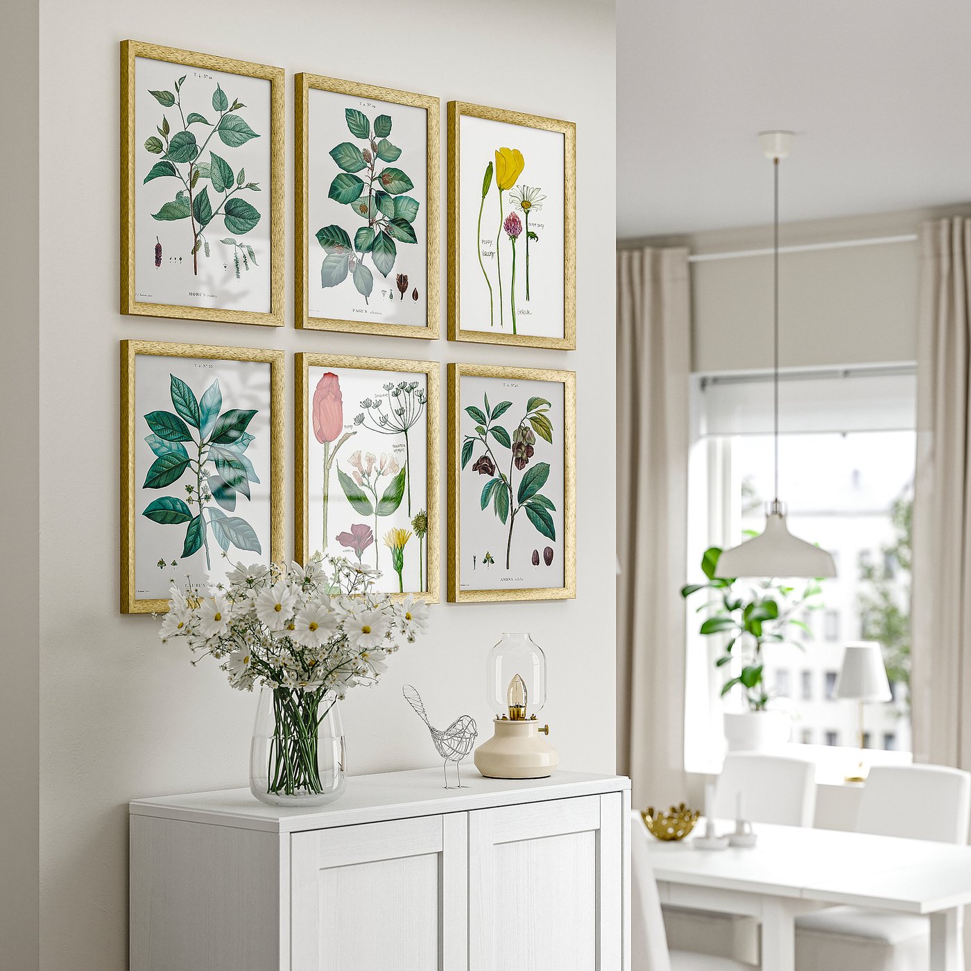 SILVERHÖJDEN スィルヴェルホイデン フレーム, ゴールドカラー, 21x30