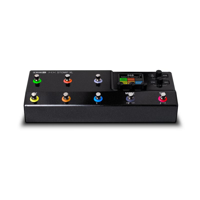 Line 6】HX Stompのパワーに8基のフットスイッチを追加したHX Stomp XL