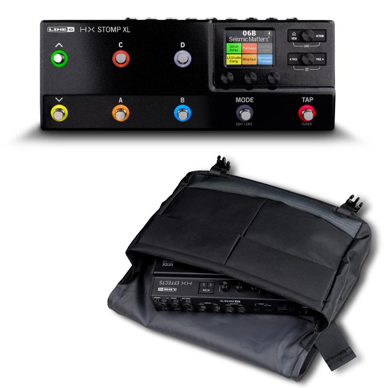 Line 6】HX Stompのパワーに8基のフットスイッチを追加したHX Stomp XL