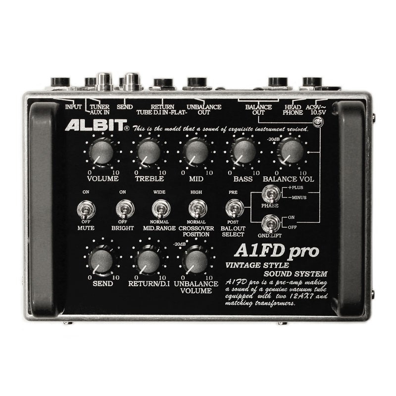 ALBIT A1FD pro Hand-made Tube preamp / D.I. ｜イケベ楽器店