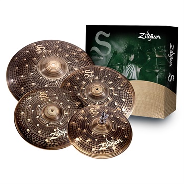 Zildjian S Dark Cymbal Pack [NAZLSD4680 / 14 HiHats， 16 Crash
