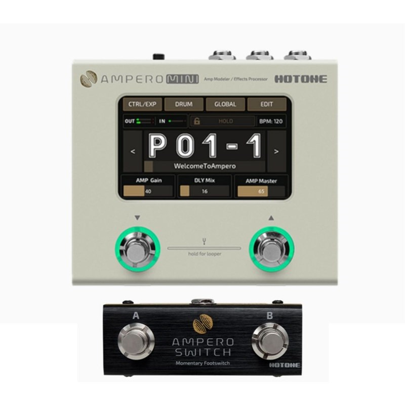 HOTONE Ampero Mini + AMPERO SWITCH ｜イケベ楽器店オンラインストア