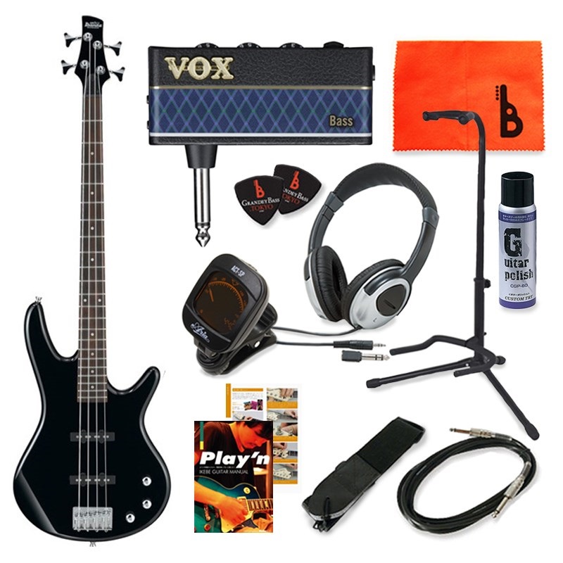 Ibanez GSR180-BK 【ベース初心者入門セット】 ｜イケベ楽器店